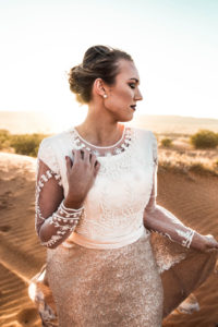 sequin wedding dress