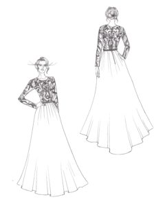Kaitlin Gray custom dress