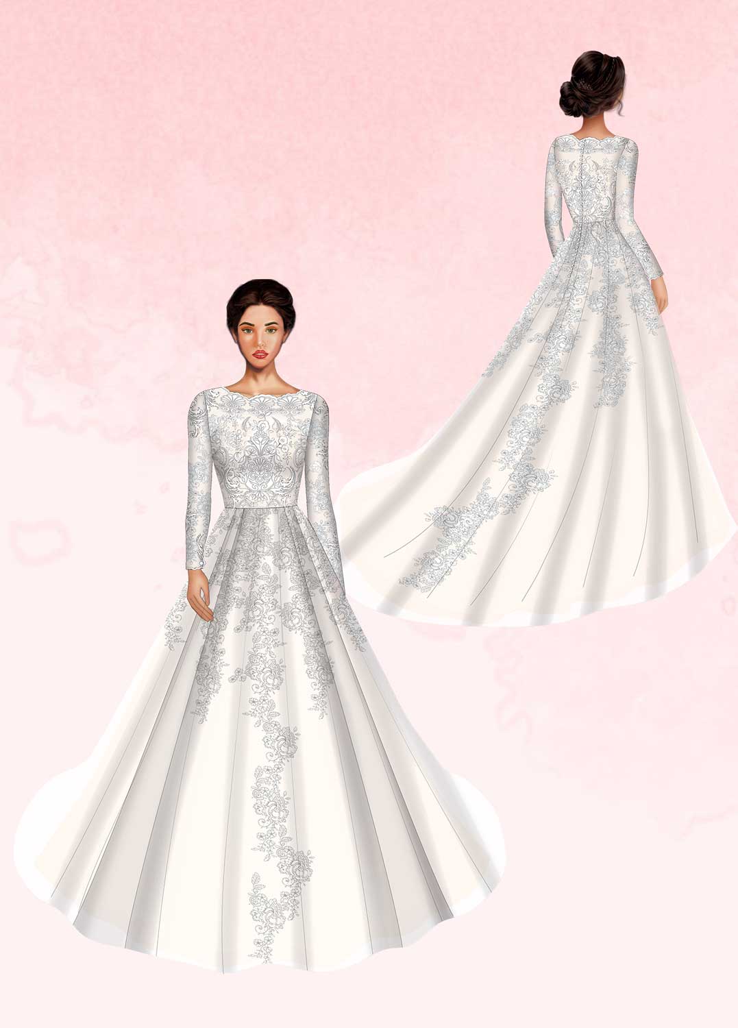 Clarissa Hanson custom dress