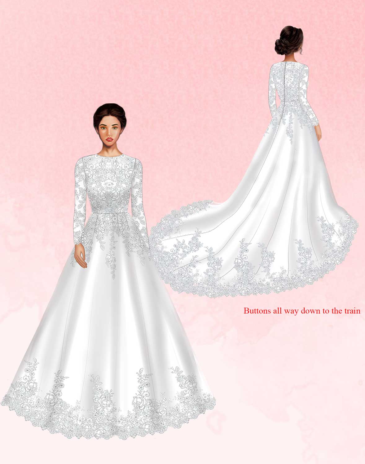 Destiny Massey custom dress
