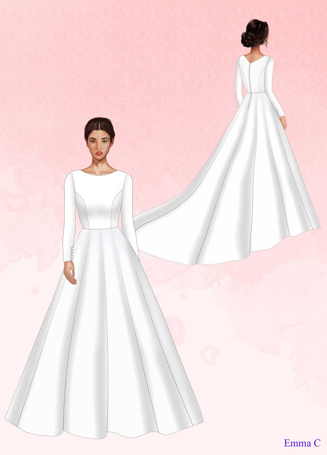 Emma Cassman custom dress