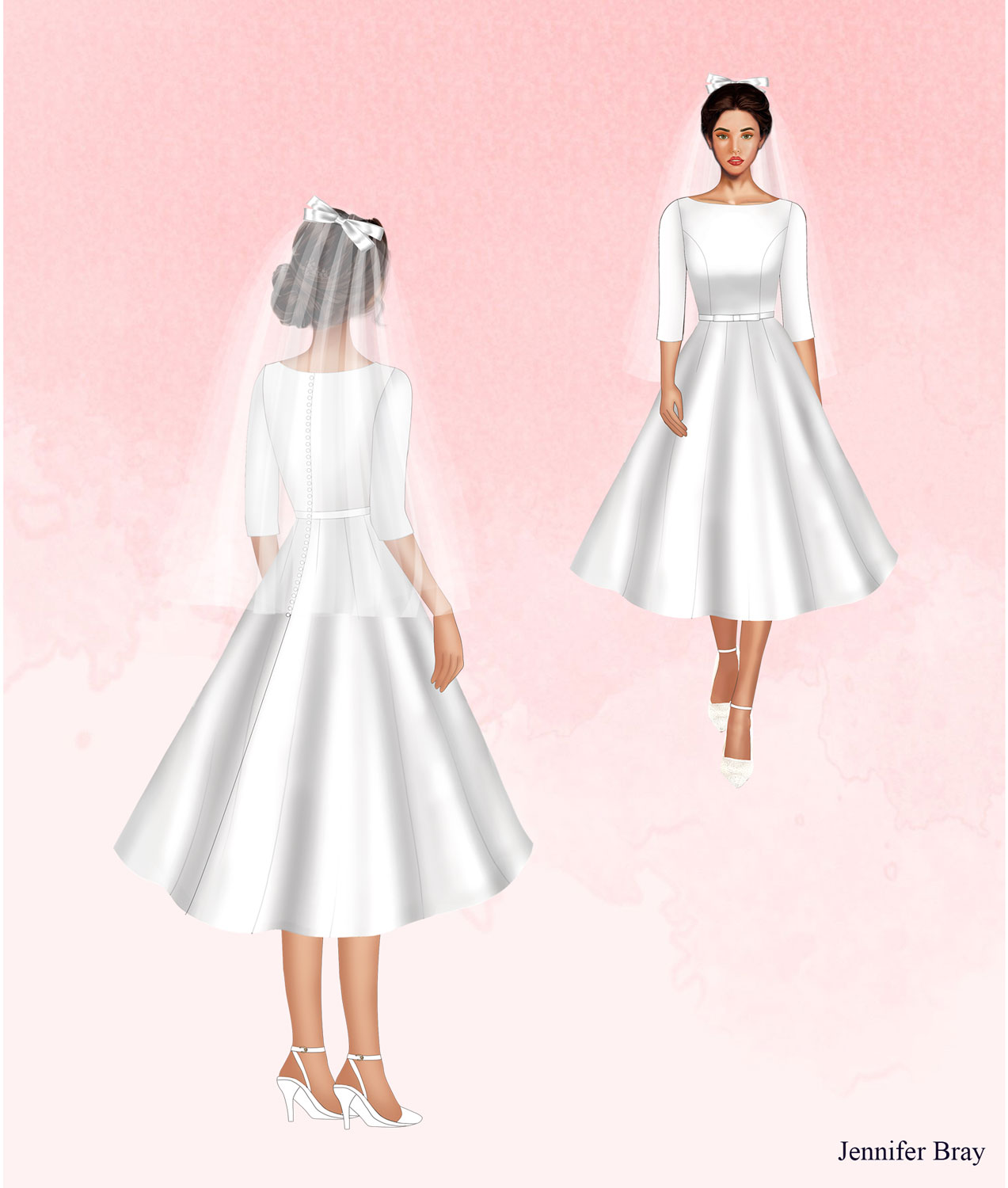 Jennifer Bray custom dress