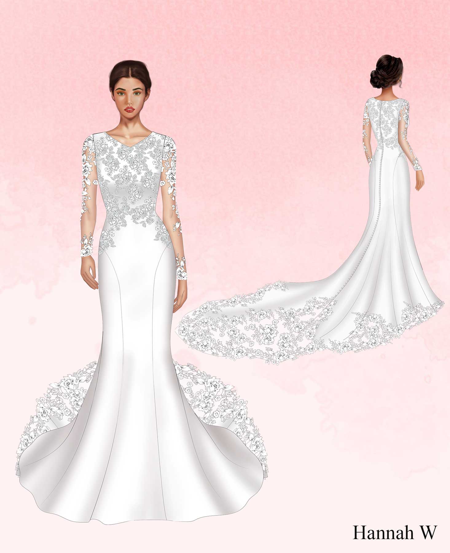 Hannah Wilmoth  custom dress
